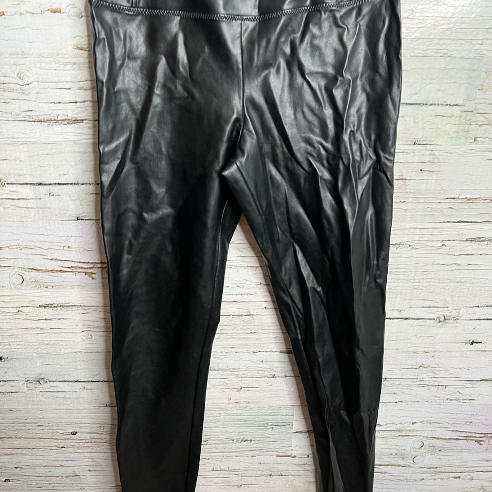 Wilfred Free Daria Pant High-waisted Vegan-leather leggings black small - Picture 8 of 10